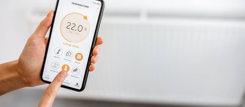 Home Automation: For the best possible value from your heating system, modern home automation apps can make sure you are only heating your home when it needs heating.
